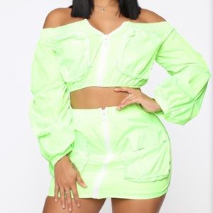 Fashion nova skirt set